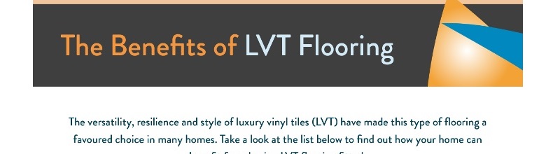 the benefits of LVT flooring title